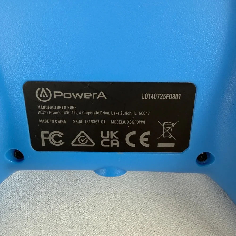 PowerA‎ 1519367-01R Wired Controller for Xbox Series X|S - Blue No Cord ML438